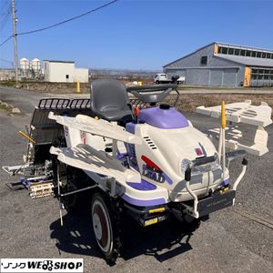 三菱　6条植え　田植機　MPR610　 補助車輪付き　整地ローター付き　セル ロータリー 自動水平 施肥付き　マイレディ 12馬力 乗用 中古品 Yahoo!オークション - 「三菱 田植機」の落札相場・落札価格