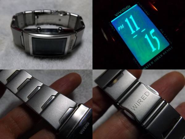SEIKO ALBA WIRED ViViDiGI メンズ デジタル 時計 電池交換済