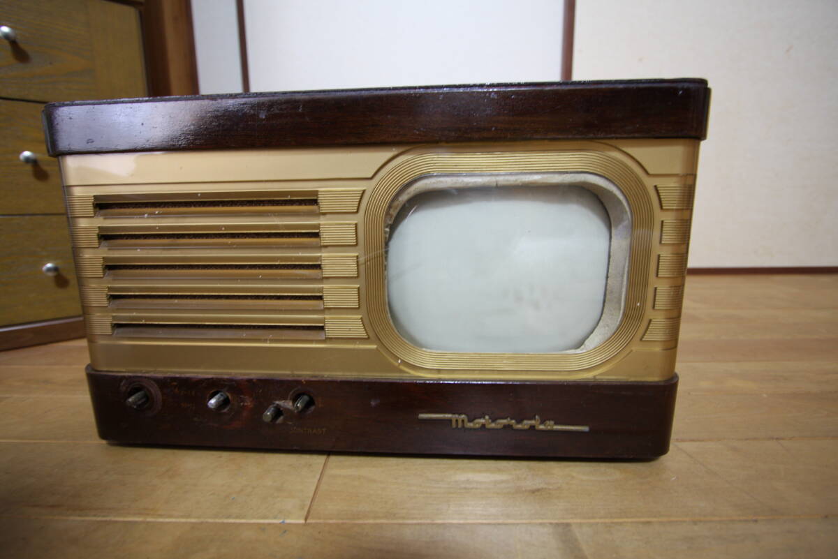 SONY ブラウン管 白黒テレビ TV-350U 箱付 動作現状品 昭和レトロ