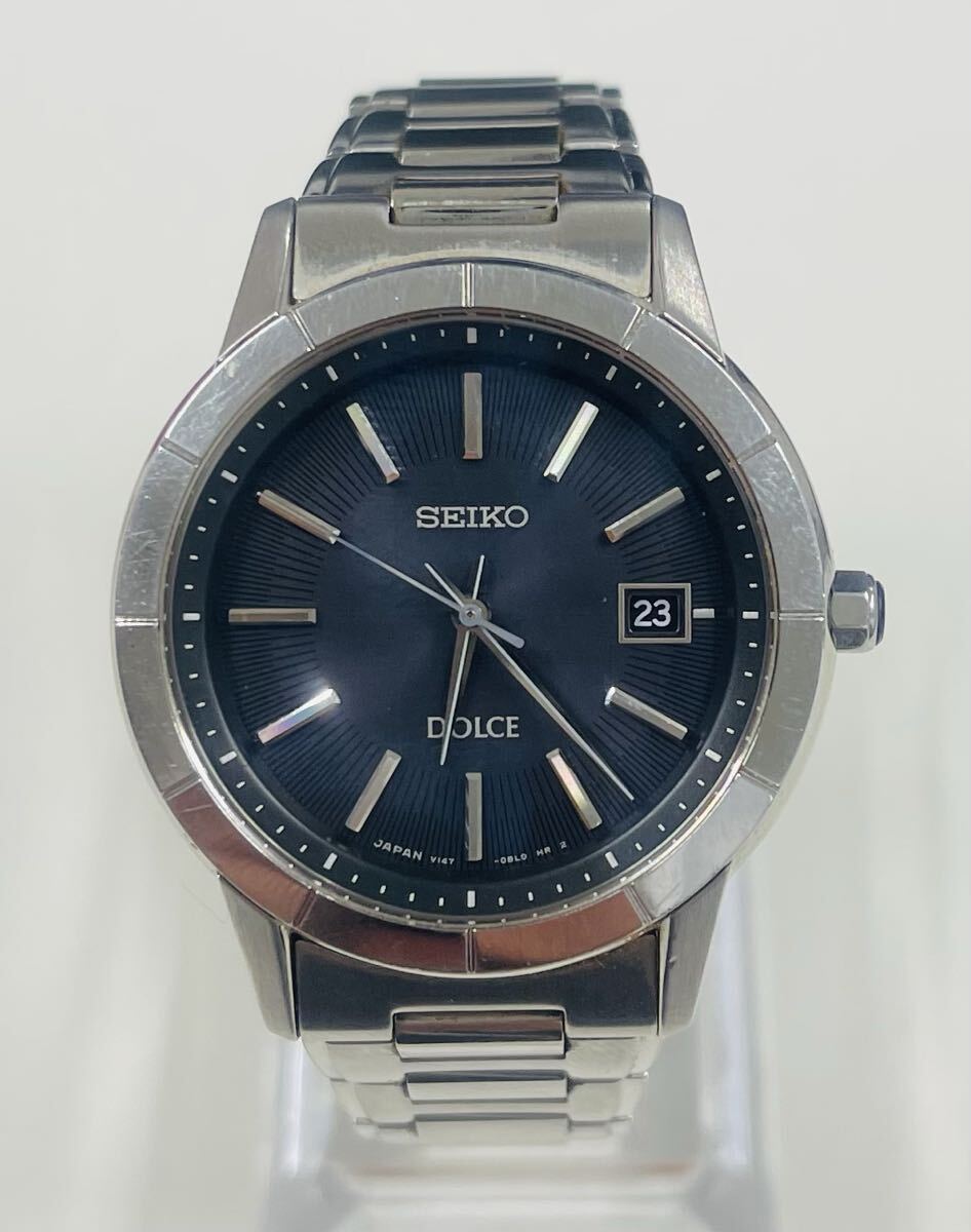 セイコー SEIKO DOLCE ドルチェ 1円スタート V147 OASO 不動品 腕時計
