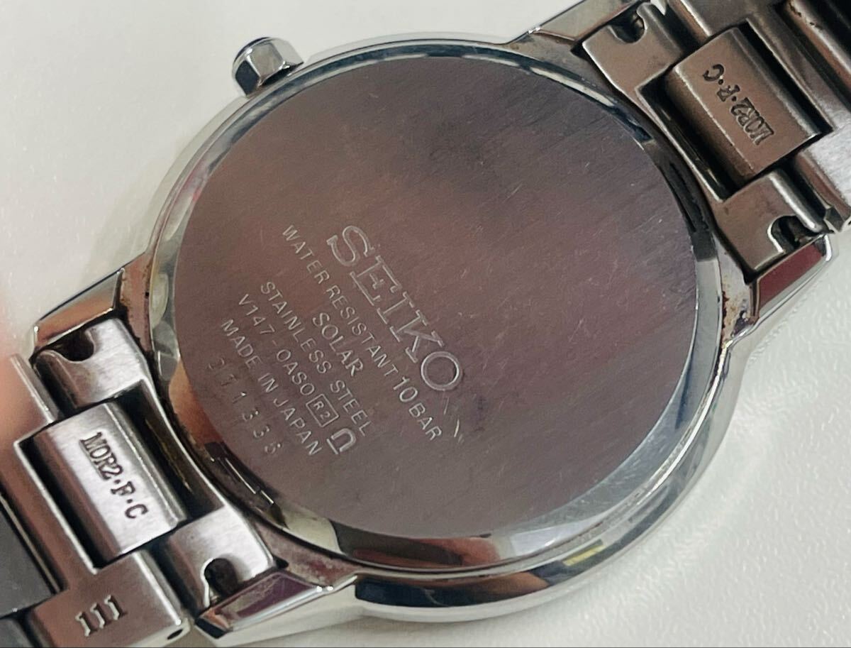 セイコー SEIKO DOLCE ドルチェ 1円スタート V147 OASO 不動品 腕時計