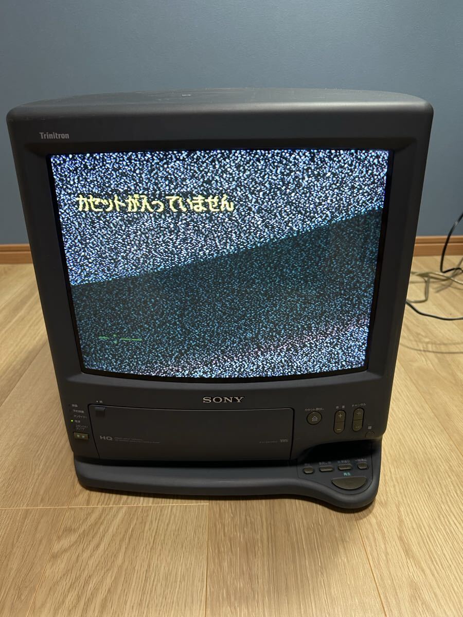ソニー ブラウン管テレビ KV-14VH03 Trinitron ジャンク 起動確認済み