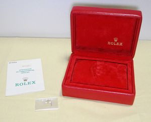 箱 赤 ロレックスのYahoo!オークション(旧ヤフオク!)の相場・価格を