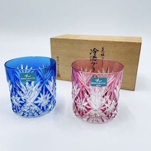 江戸切子 グラス ペアのYahoo!オークション(旧ヤフオク!)の相場・価格
