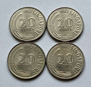 シンガポール 20セントの値段と価格推移は？｜4件の売買データから