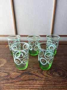 ウランガラス 氷 コップのYahoo!オークション(旧ヤフオク!)の相場