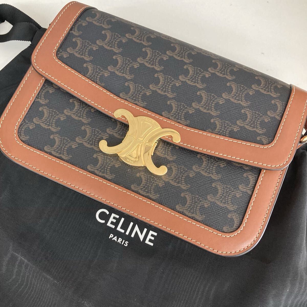 専用出品　CELINE  ❣️旧ロゴ❣️ショルダー CELINE ロゴスターチェーンショルダー(ヴィンテージバッグ