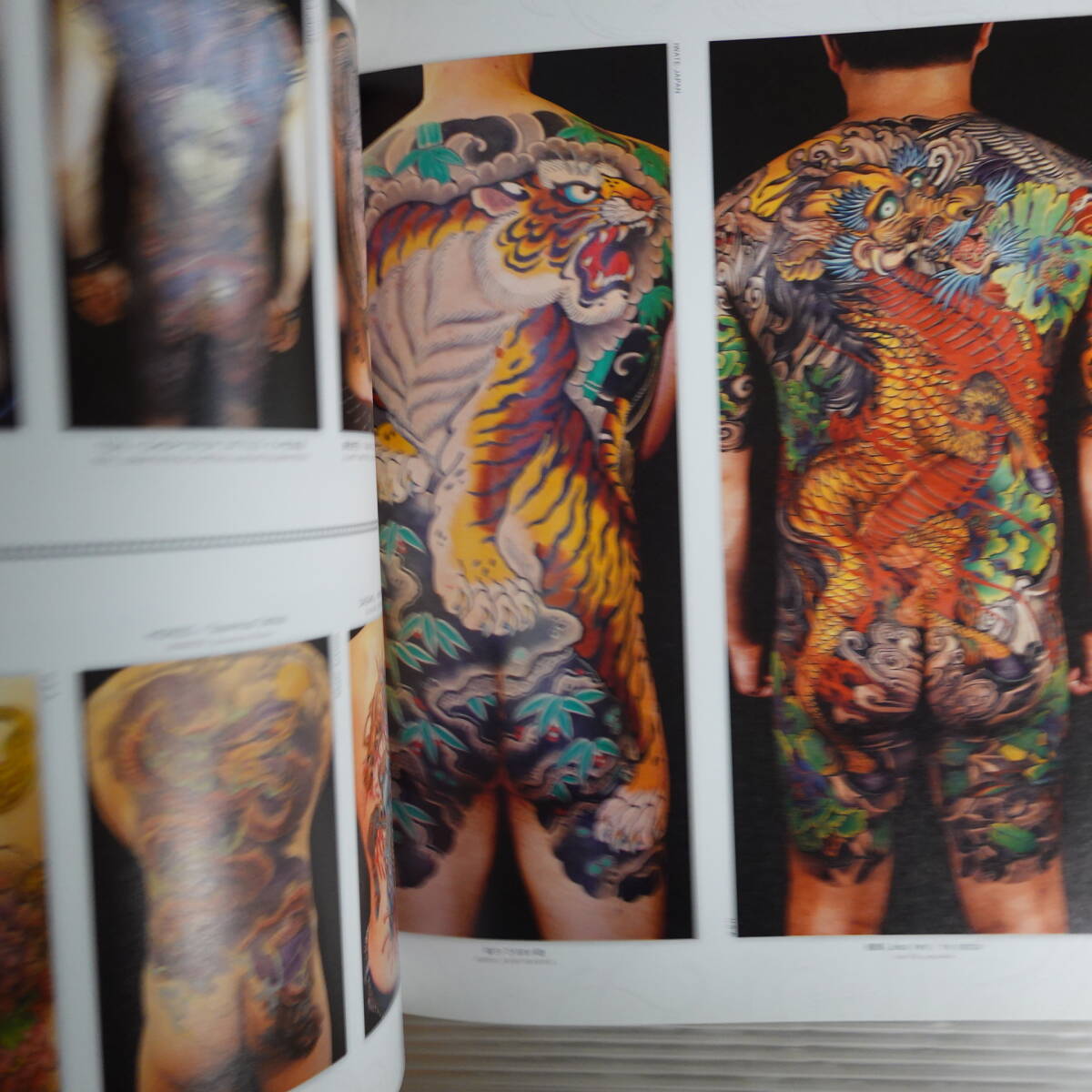 8251バックピースタトゥー3冊セット BACK PIECE TATTOO1&2&3 伝統的