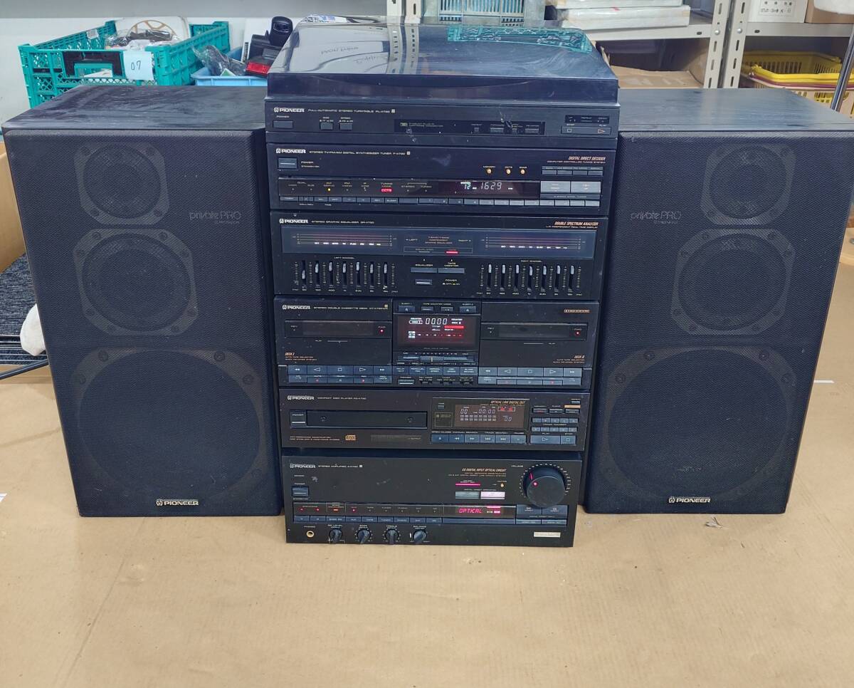 高級Pioneer Private PRO X730コンポ セット PIONEER private PRO パイオニア PL-X730/F-X730/GR-X730/CT-X730WR/PD