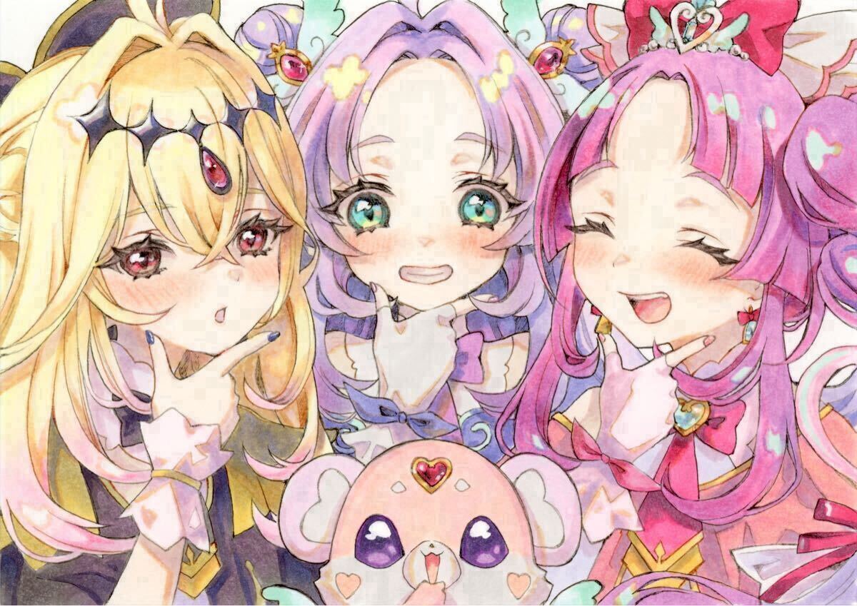 手描きイラスト＊原画＊名探偵プリキュア！＊キュアアンサー＊キュア