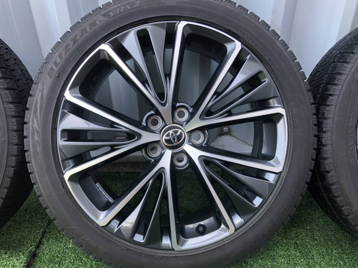 ブリザックVRX3！60プリウス Z 純正 19インチ ブリザックスタッドレス トヨタ純正 60プリウス ホイール スタッドレスタイヤ ブリジストン