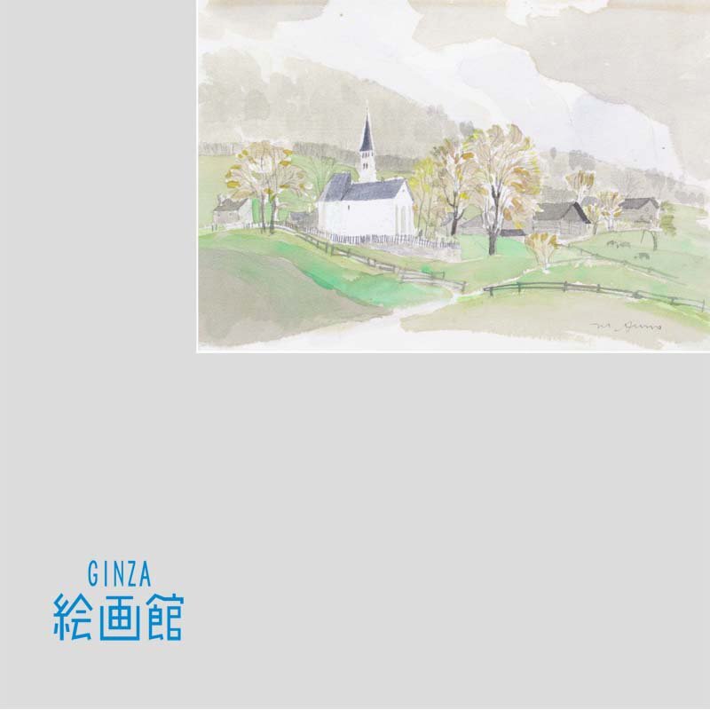 風景 水彩画 サイン入り　安野光雅　リトグラフ 安野光雅 水彩の値段と価格推移は？｜2件の売買データから安野光雅