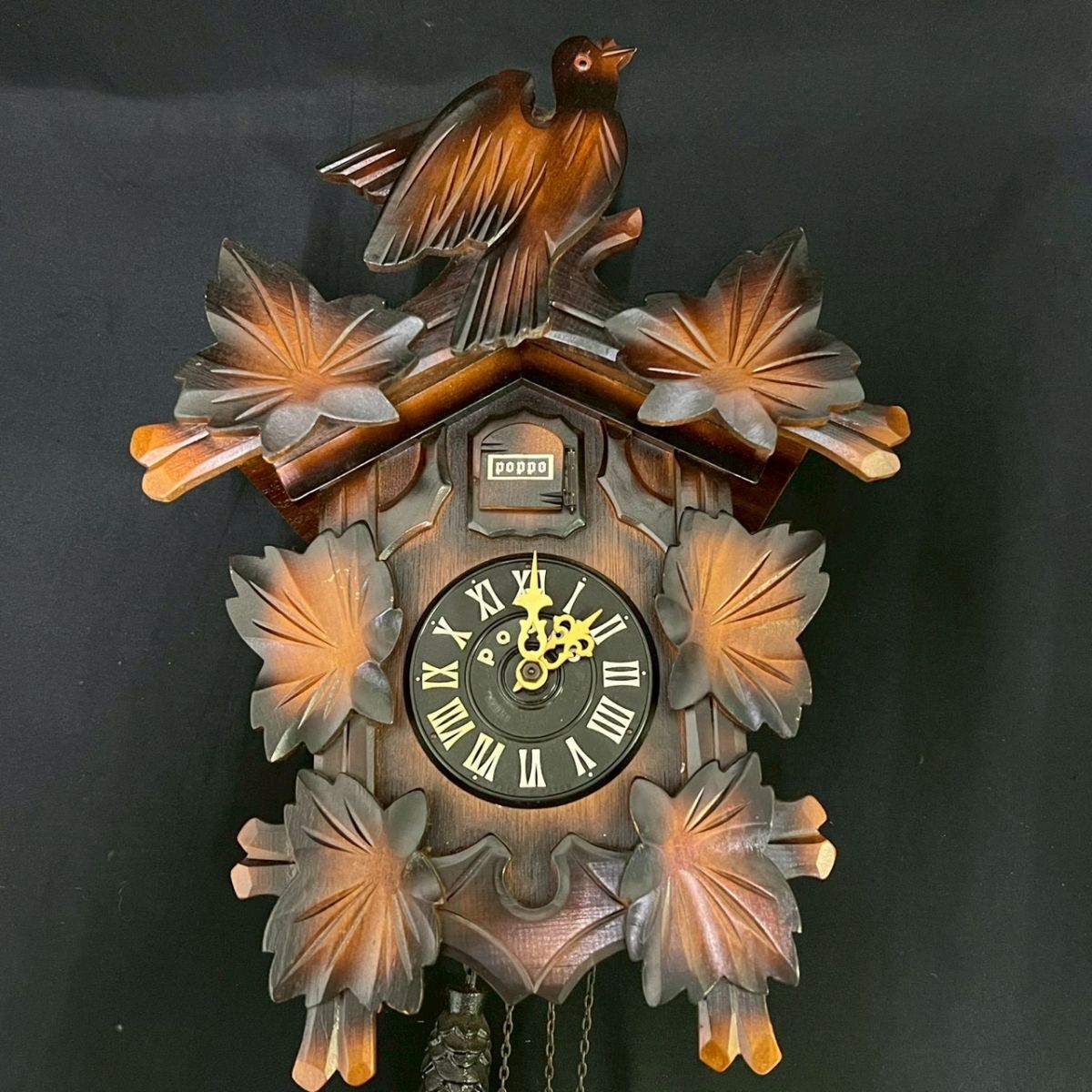 BDg242D 100 TEZUKA CLOCK poppo #109 手塚時計 ポッポ 鳩時計 分銅式