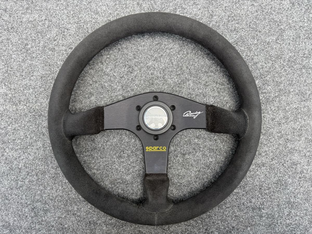 美品 スズキスポーツ ステアリングホイール TYPE-B350 アルトワークス