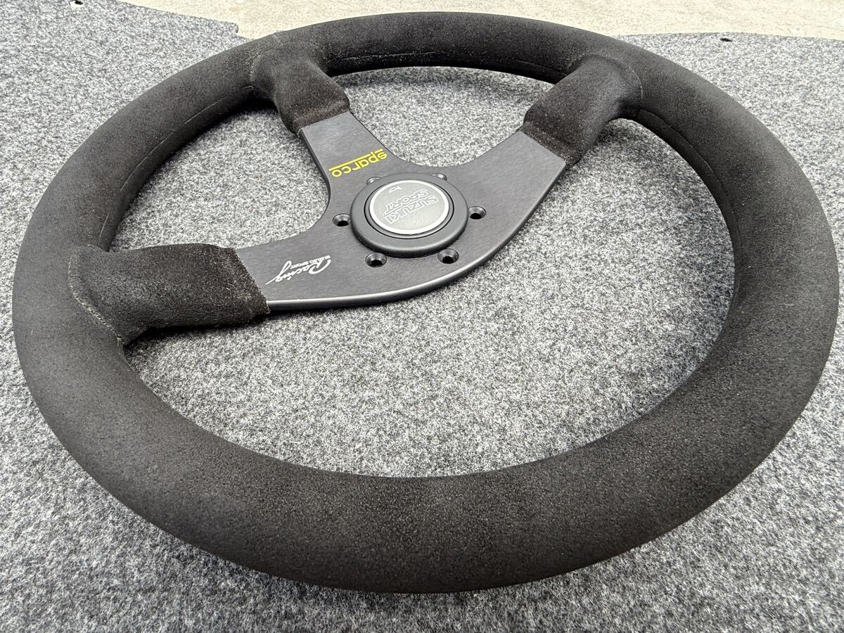 美品 スズキスポーツ ステアリングホイール TYPE-B350 アルトワークス