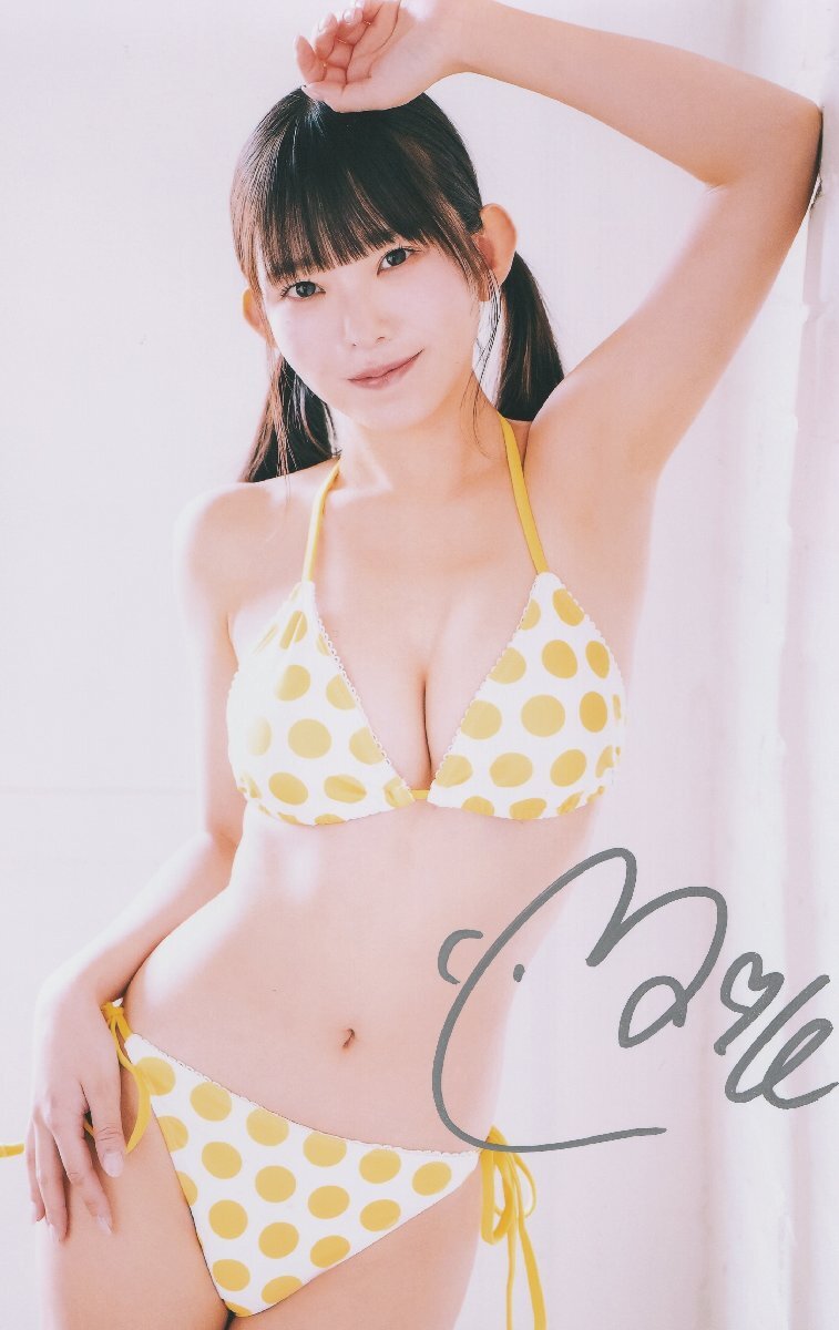 長澤茉里奈～I WANT CHUU～】高画質直筆サイン入A4サイズ生写真3 発売