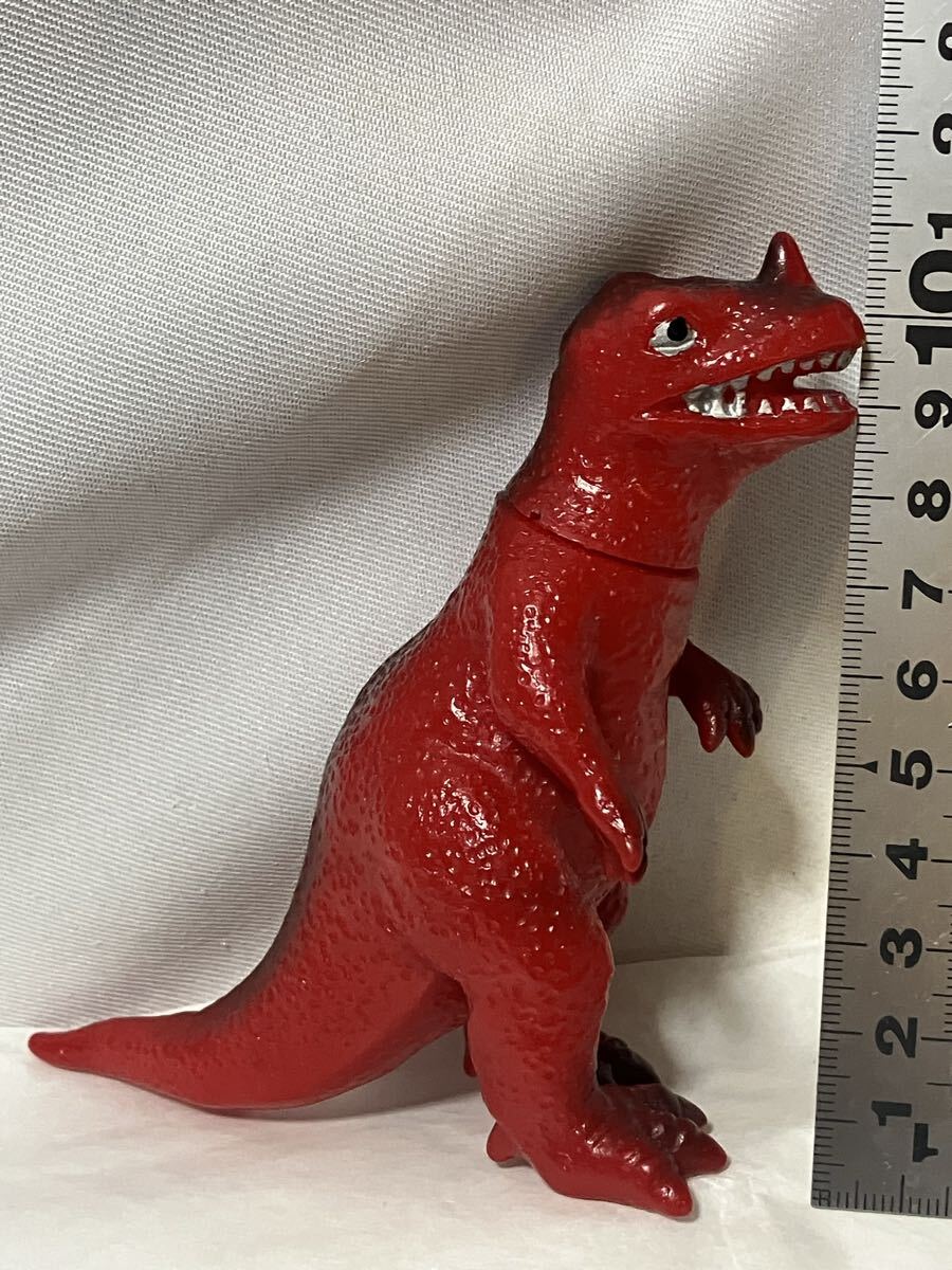 当時物 マルシン？無版権 パチ怪獣 ソフビ ケラトサウルス 恐竜 当時物