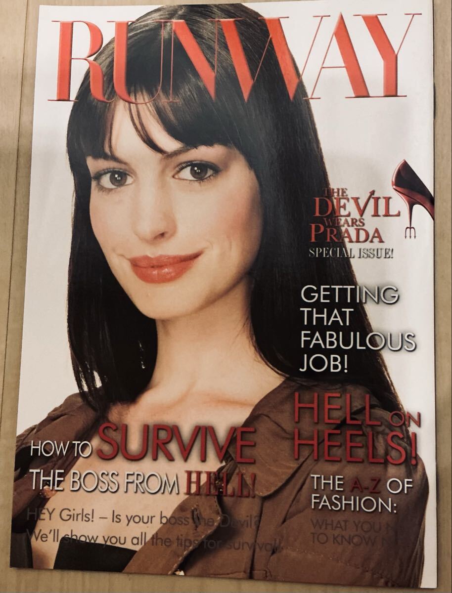 プラダを着た悪魔 初回限定版DVD 特典 RUNWAY THE DEVIL WEARS PRADA