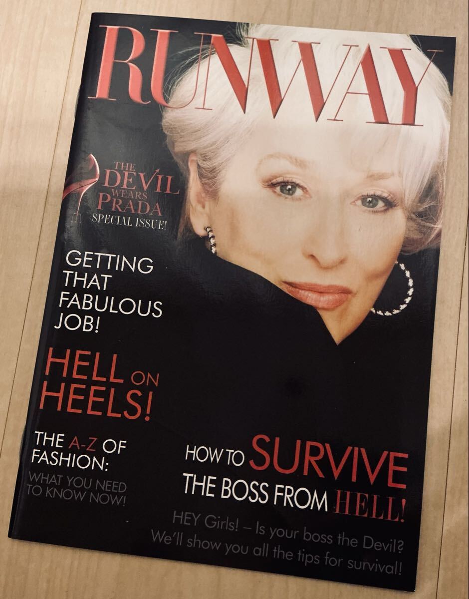 プラダを着た悪魔 初回限定版DVD 特典 RUNWAY THE DEVIL WEARS PRADA