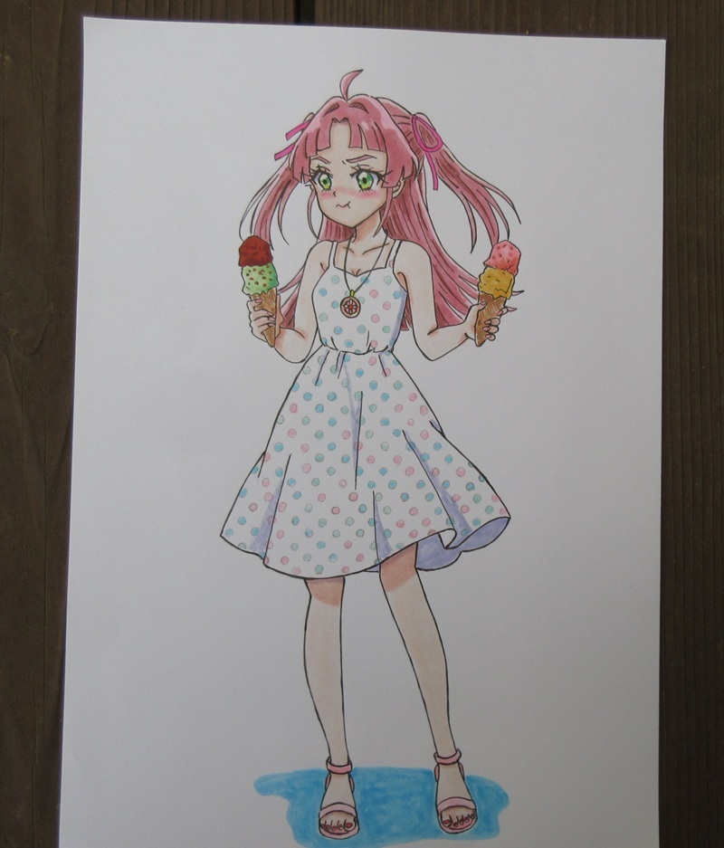 k*i様 手描きイラスト 名探偵プリキュア ◎同人手描きイラスト ☆『名探偵プリキュア！』☆小林みくる