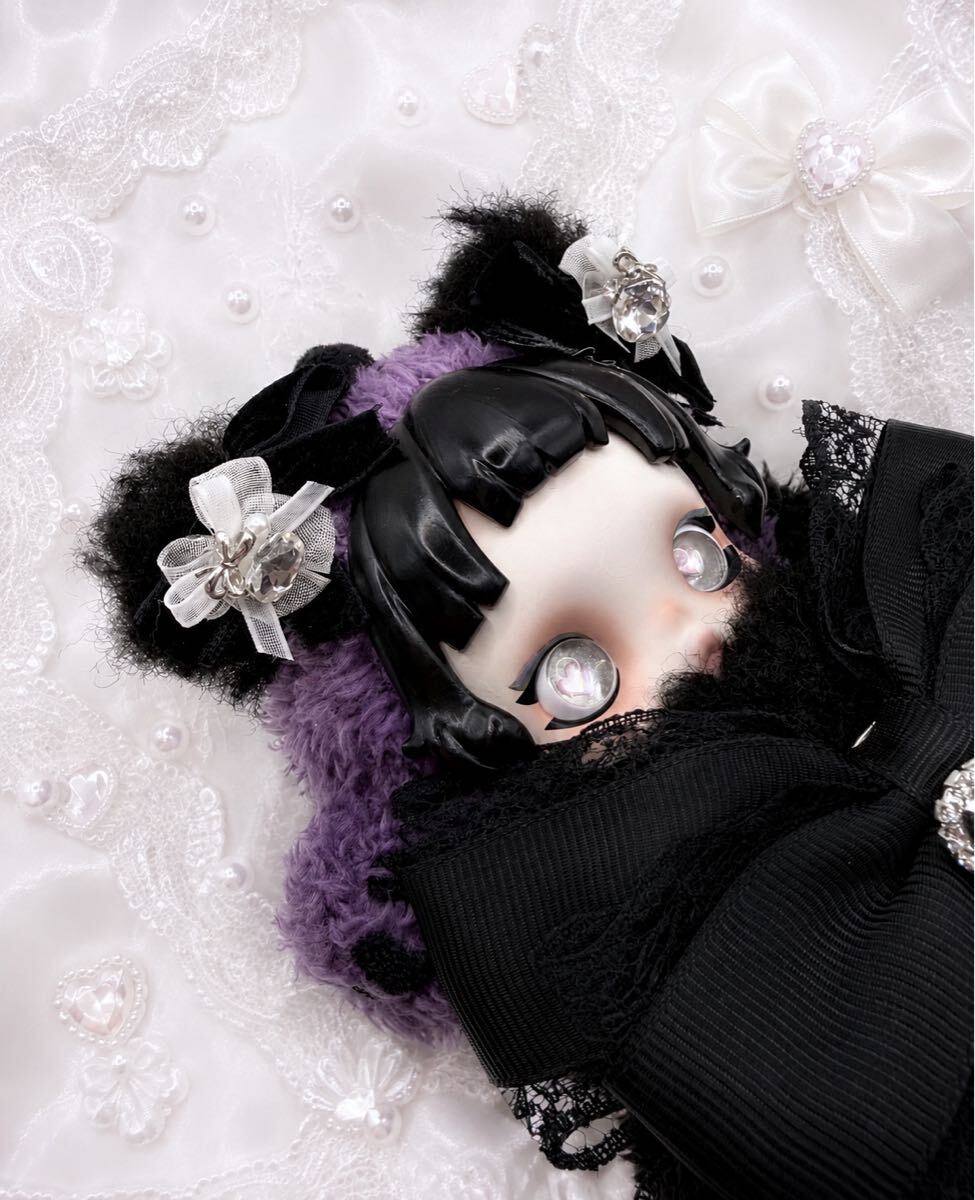 スカルパンダ カスタム ゴスロリ風 黒 SKULLPANDA(本体)｜売買された