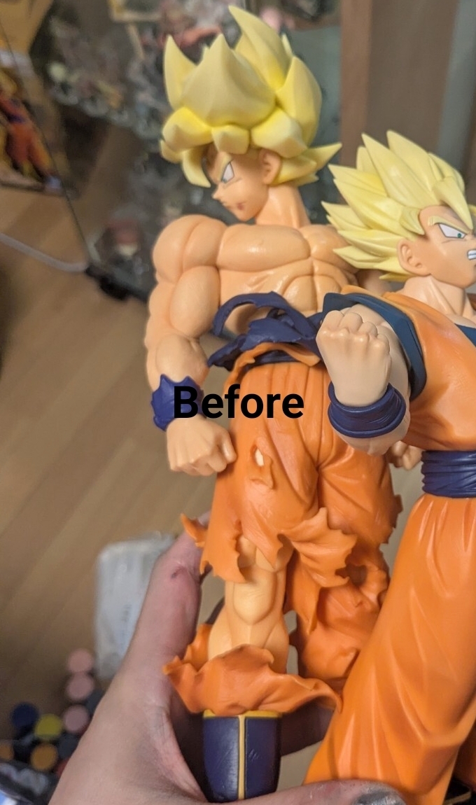 D*j様 リペイント 孫悟空 C賞 一番くじ ドラゴンボール ゲンキダマツリ40 リペイント ☆ 孫悟空 一番くじ ドラゴンボール C賞 フィギュア