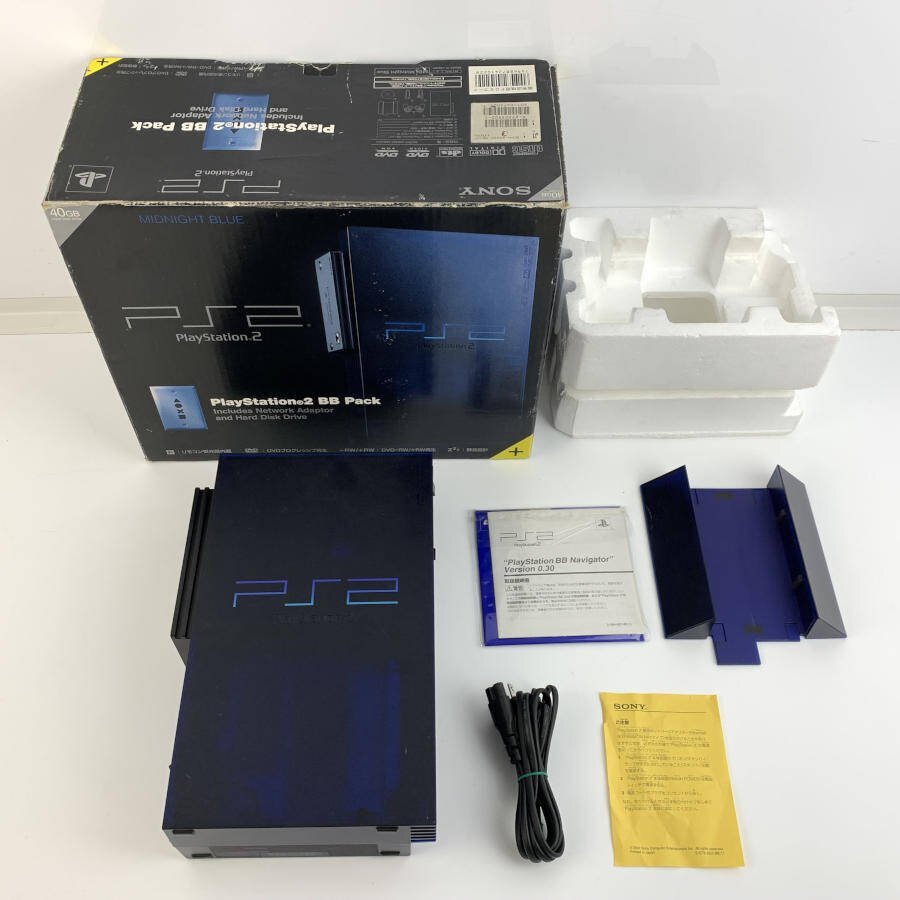 SONY ソニー SCPH-50000 MB/NH PS2 PlayStation2 BB Pack ミッドナイト