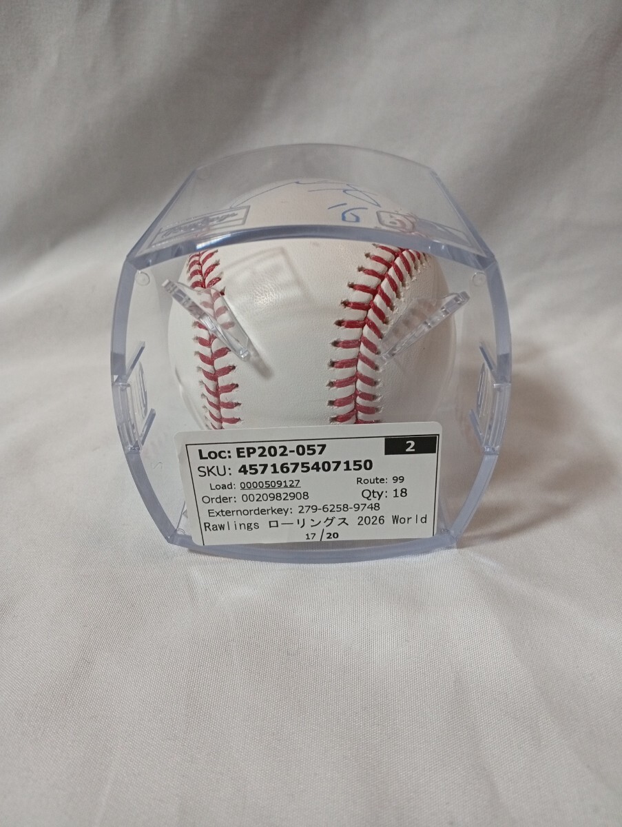 ケース付き！WBC 2026 大谷翔平 直筆サインボール 公式球 試合球 侍