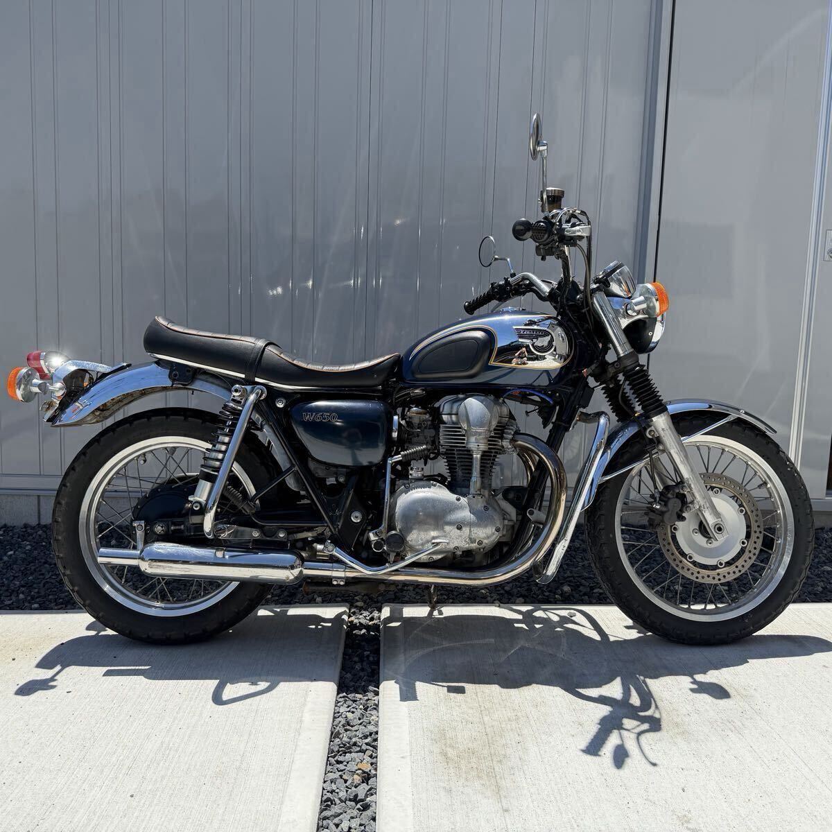 KAWASAKI W650 純正タンク W3仕様にペイント済 検）W400 W800 【公式通販】
