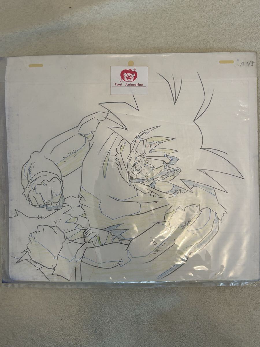 ドラゴンボールZ セル画 鳥山明 孫悟空 原画Dragon BALL 作画記録 No