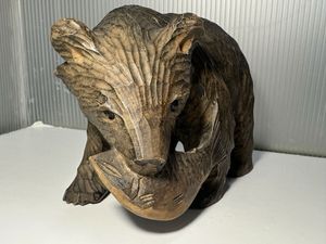 熊の一刀彫り 熊 一刀彫のYahoo!オークション(旧ヤフオク!)の相場・価格を見る