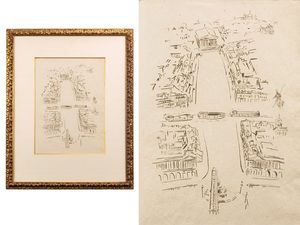 藤田嗣治 風景の値段と価格推移は？｜8件の売買データから藤田嗣治