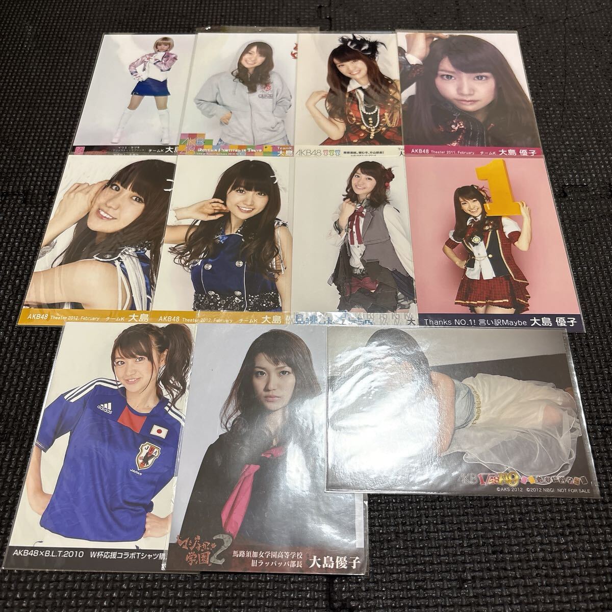 AKB48 大島優子 生写真 まとめ売り マジすか学園 BLT 月別 見逃した
