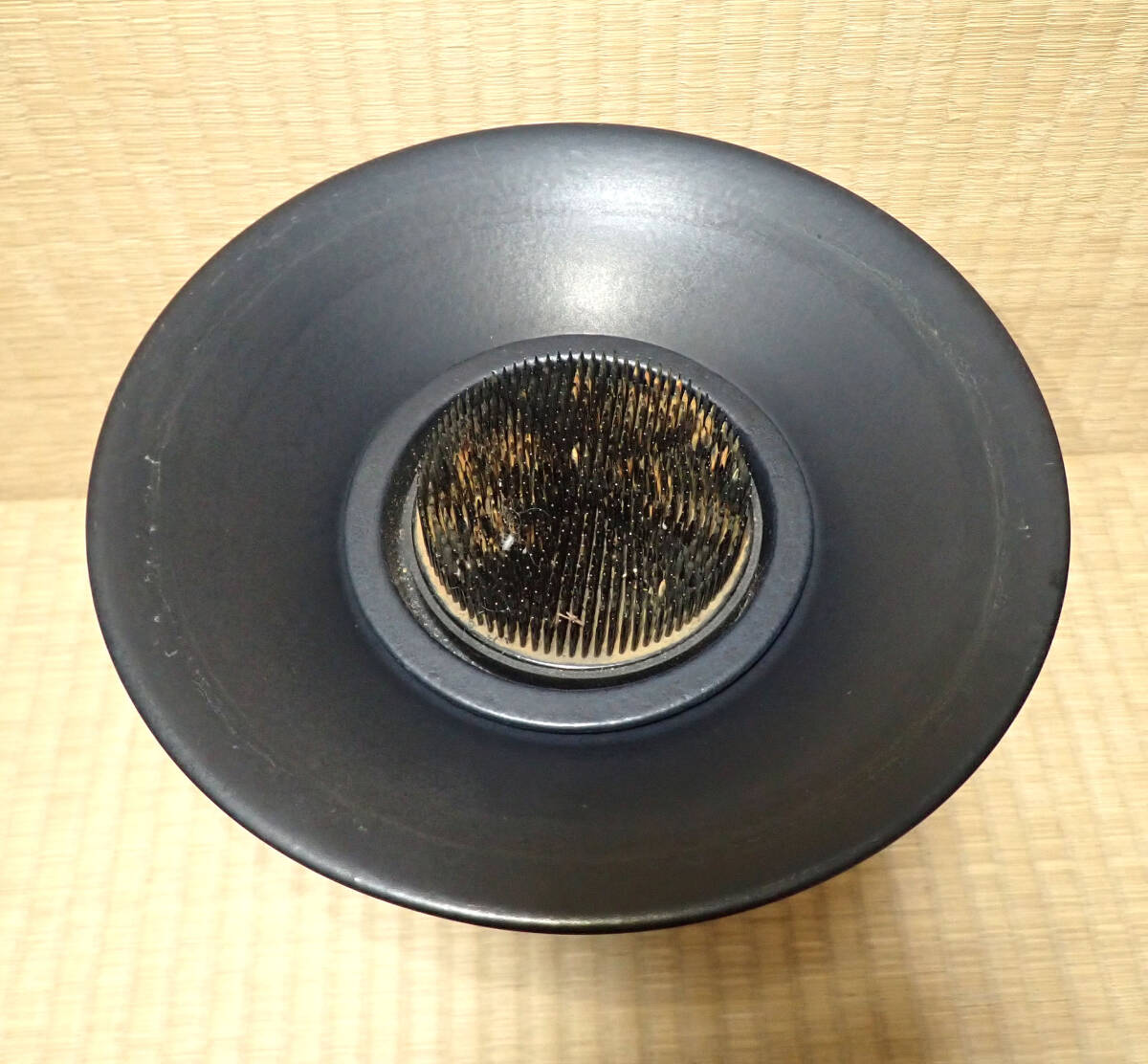 いけばな 池坊 立花入門カリキュラム 指定花器 専用剣山付き】陶器製