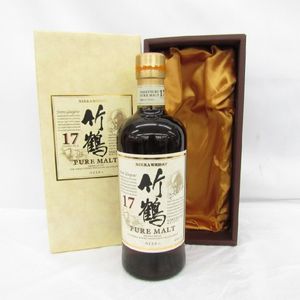 竹鶴 17年(箱あり)の平均価格は34,815円｜ウイスキーの価格相場・買取価格