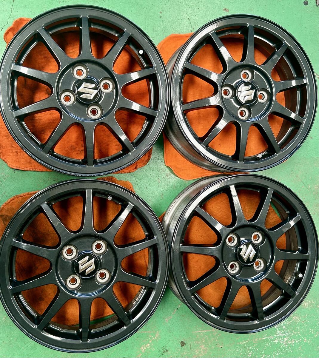 に*ん様 スズキ　keiワークス 純正ホイール　15インチ PCD100-4H 単品 ホイール 1本 スズキ SUZUKI Kei ケイ ワークス 純正 15インチ