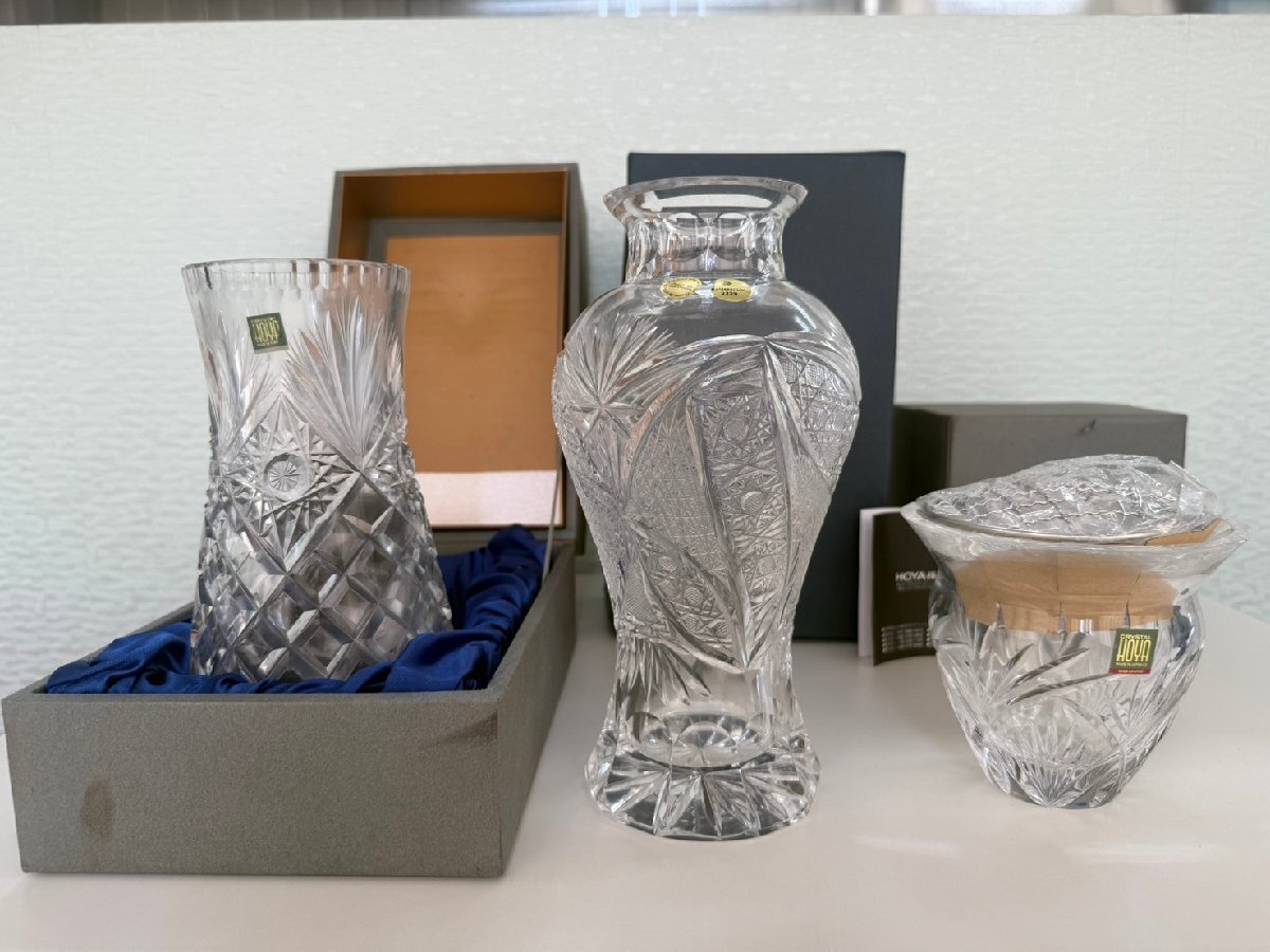 HOYAクリスタル 花瓶の値段と価格推移は？｜7件の売買データからHOYA