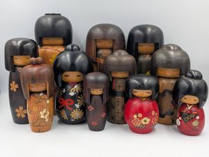 ① ～40cm 大型 高見沢かずを 宮下はじめ 創作こけし 3体セット 宮下はじめの値段と価格推移は？｜26件の売買データから宮下はじめの