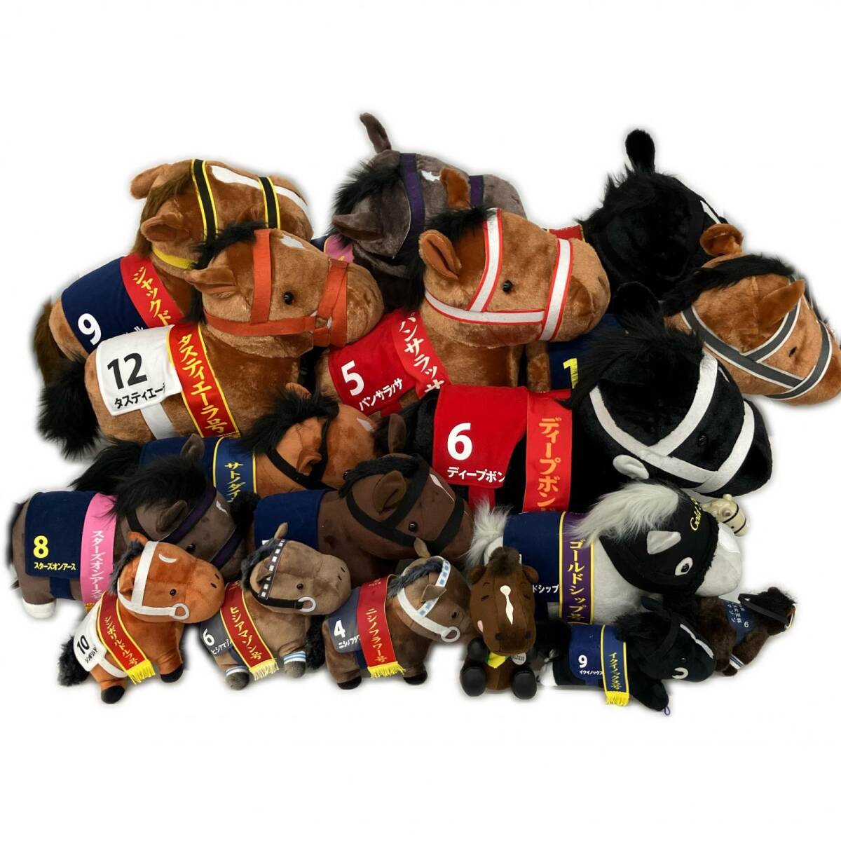 アバンティ 名馬 ぬいぐるみ 10頭 まとめ売り 競走馬 競馬 当時物 競走馬ぬいぐるみの値段と価格推移は？｜10件の売買データから競走馬