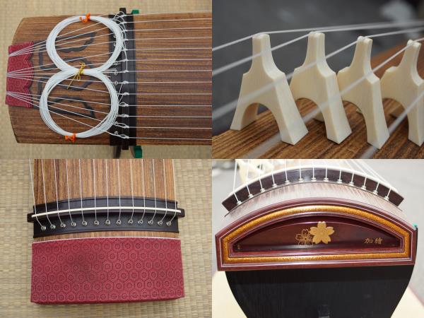 高級】琴・くり甲・柾目・13弦・琴柱(象牙)・350万の品。(筝、琴