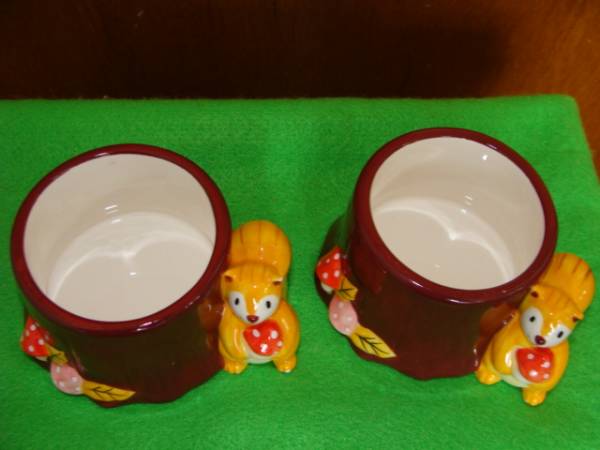 クウネル レトロ りす きのこ コップ!? 器!? 小鉢 小物入れ　　_2