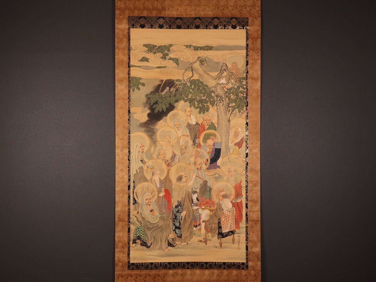 『3978』南宗画家・【岸浪柳渓】　西王母図　掛軸　田崎草雲師事　真作 田崎草雲の値段と価格推移は？｜11件の売買データから田崎草雲の価値が