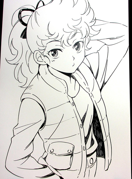 同人 手描きイラスト Dr.スランプ 木緑あかね(コミック、アニメグッズ