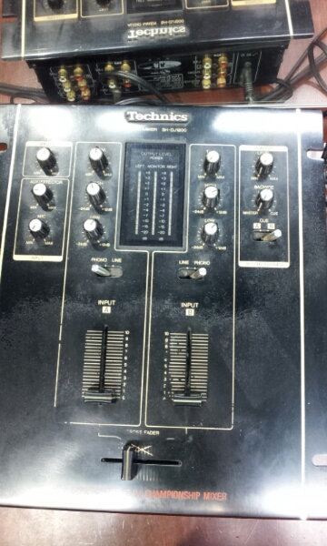 テクニクスTechnics Audio mixet sh dj1200ミキサー_2