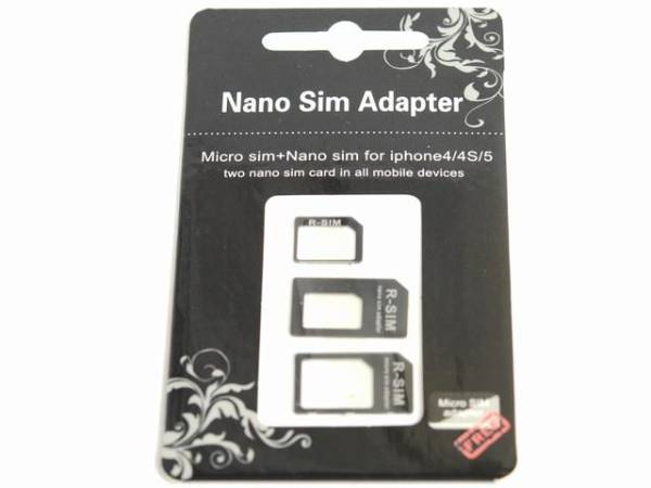 SIMアダプター nano/micro用 SIMカードサイズ変換_1