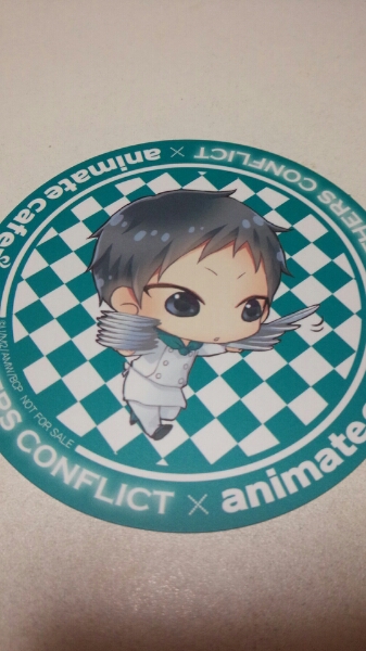 BROTHERS CONFLICT アニメイトカフェ コースター 朝日奈昴_1