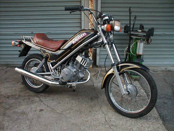 【希少激レア】ホンダ ラクーン 2st 50cc 原付 実働 希少 2ストアメリカン ラクーン50 激レアメッキ限定車！(50cc以下