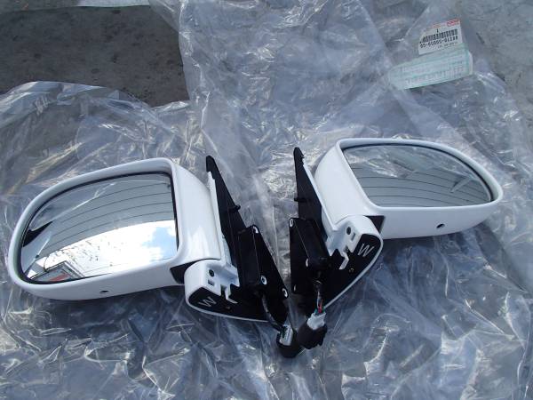 美品 100系 ハイエース ドアミラー 左右セット 電動格納 KZH