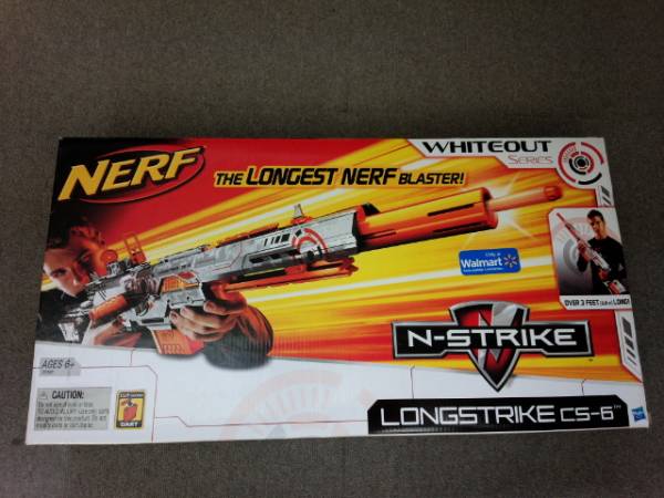 ☆超超激レア NERF LONGSTLIKE WHITEOUT ナーフ ホワイトアウト