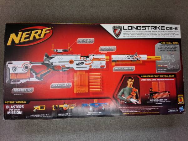 ☆超超激レア NERF LONGSTLIKE WHITEOUT ナーフ ホワイトアウト 